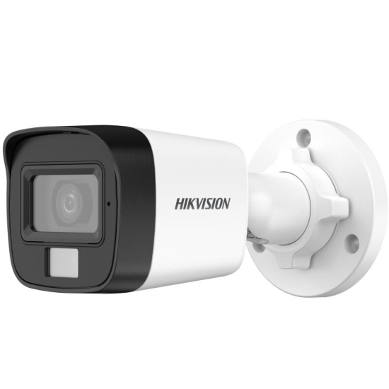 Hikvision Turbo HD hybrid 2MP plastic bullet  2.8mm lens 20m hybrid IR/white light 12VDC 