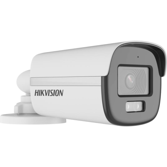 Hikvision Eco-ColorVu 2MP bullet  2.8mm lens 20m IR/20m white light  microphone 12VDC 