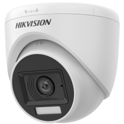 Hikvision Turbo HD 2MP plastic turret  2.8mm lens 20m IR/20m white light  12VDC 