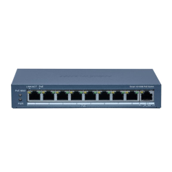Hikvision 8 port Smart POE switch 110w POE budget  Hikvision topology management  1 10/100 RJ45 uplink 