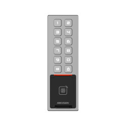 Hikvision IP65 Access control terminal 3000 fingerprint capacity  10 000 card capacity  Pin pad  1 relay output  WiFi  12VDC 