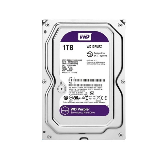 Western Digital Surveillance, 1 TB 3.5" SATA Hard Drive