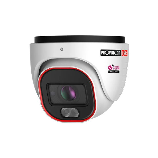Provision ISR 4MP Active Deterrence MVF Lens Dome-Turret IP Camera [DH-340ADN-MVF-V4]