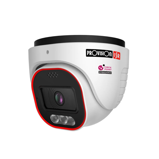 Provision ISR 4MP Active Deterrence Fixed Lens Dome-Turret IP Camera [DH-340ADSN-28]